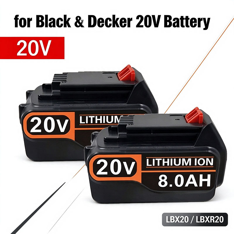 Black+Decker Tool Cordless - 18V 3.0Ah 4.0Ah BL2018。ブラック＆デッカー20VバッテリーMaxリチウムLST220、LB2X4020、LBXR20、LB20、LBX20対応の交換用バッテリー。