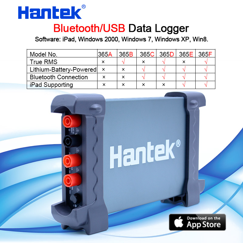 Logic Analyzer Usb - デジタルデータロガーレコーダー Bluetooth ロガー マルチメーター Hantek 365A/B/F