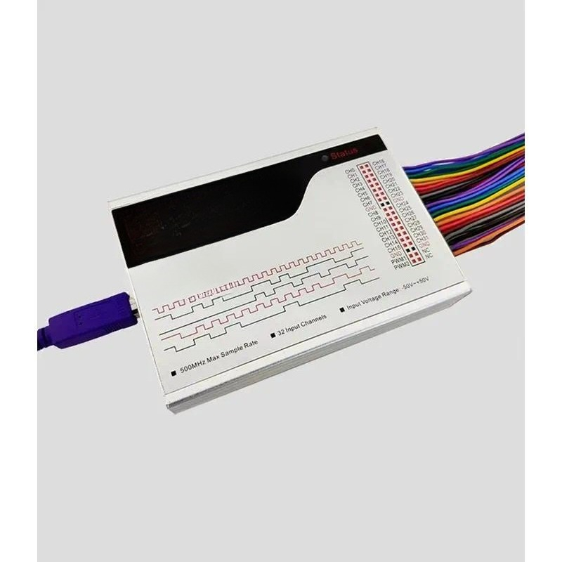 Logic Analyzer Usb - 2026LA5032 USBロジックアナライザー 最大サンプルレート500M 32ビット10バイトサンプル MCU ARM