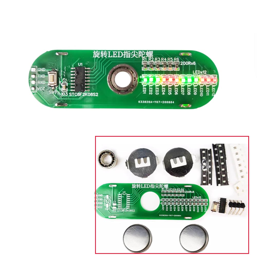 Diy Electronics Learning Kit - DIY 電子はんだキットこま SMD はんだ付け練習プロジェクト回路学習