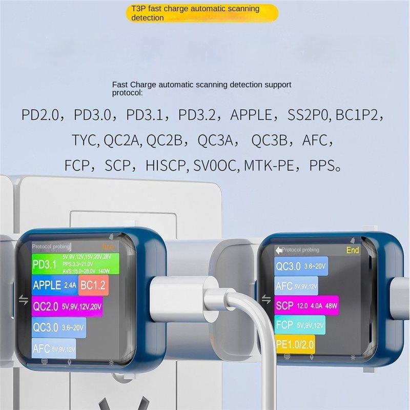 Logic Analyzer Usb - TKOH-T3P タッチコントロールUSBパワーテスター デジタル電圧計 電流計 電力容量測定器 タイプC携帯電話用