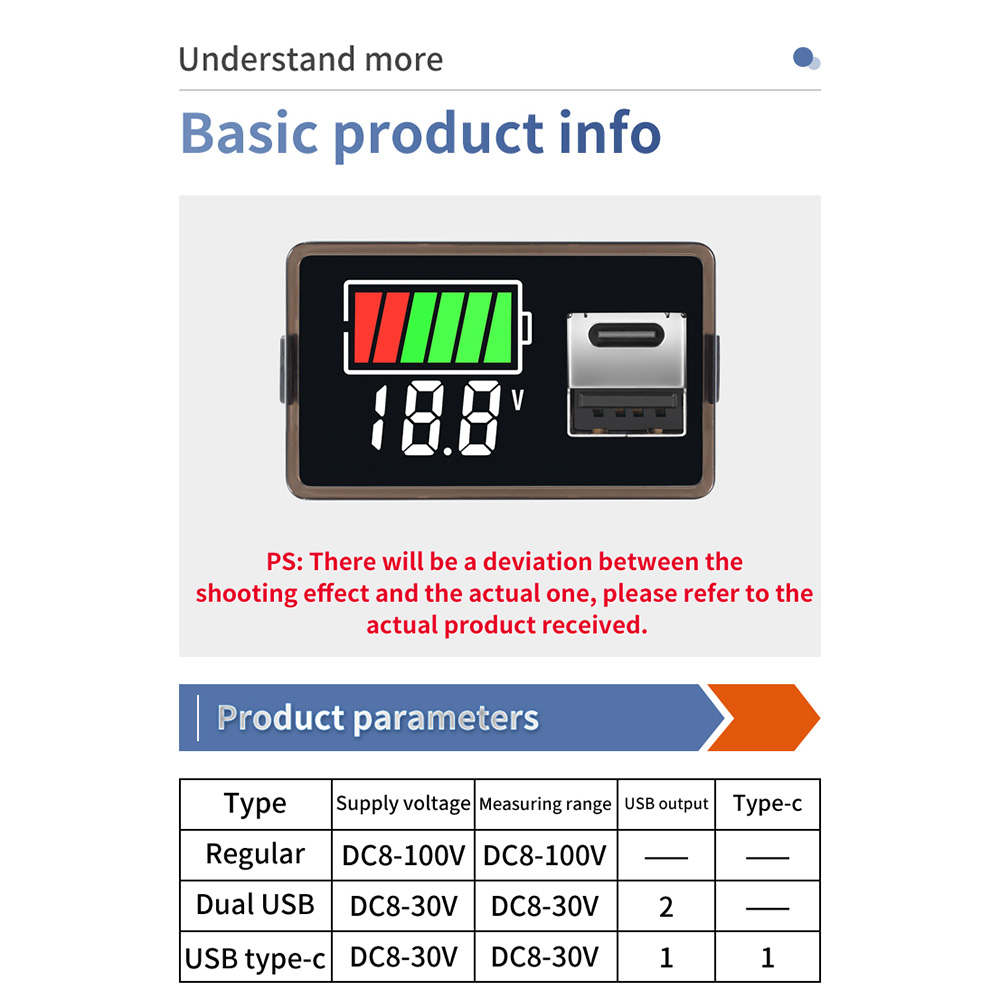 USBタイプCの電池容量インジケーター,DC8-100V,L - Logic Analyzer Usb のレビューと価格