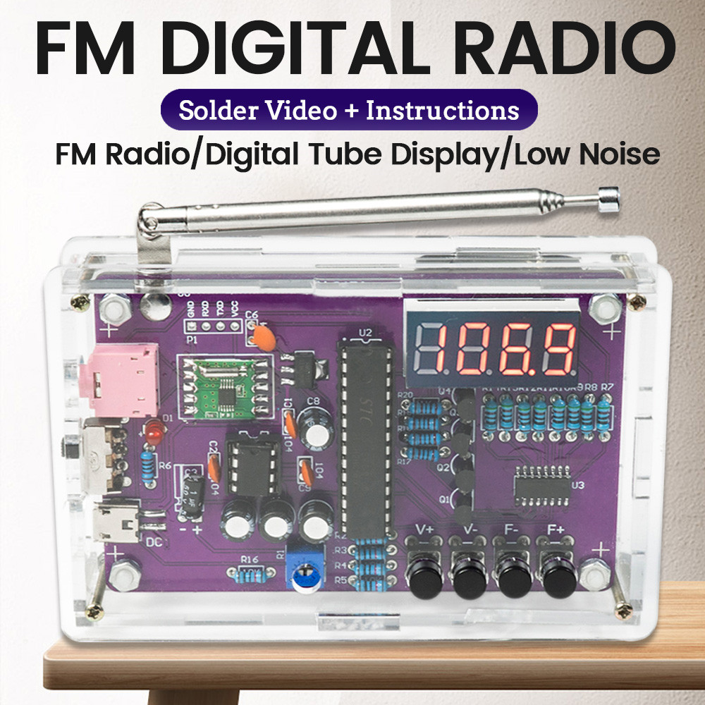 DIY FM ラジオ電子キット調整可能な周波数 87-108 - Diy Audio Electronics Kit のレビューと価格