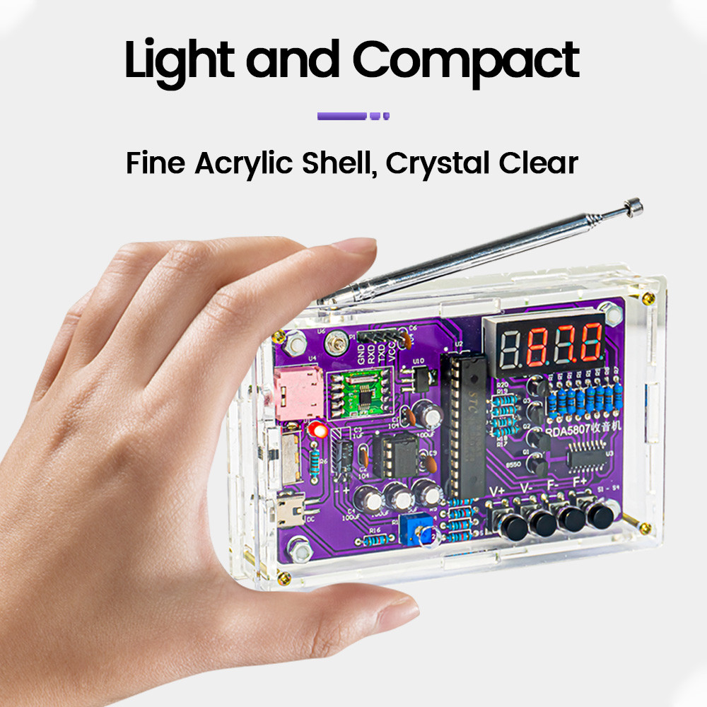 DIY FM ラジオ電子キット調整可能な周波数 87-108 - Diy Audio Electronics Kit のレビューと価格