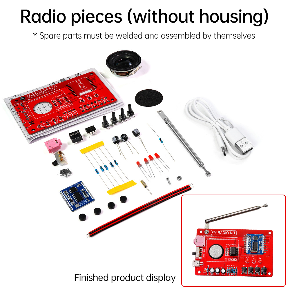 DIY FMラジオキット RDA5807モジュール 87-1 - Diy Audio Electronics Kit のレビューと価格