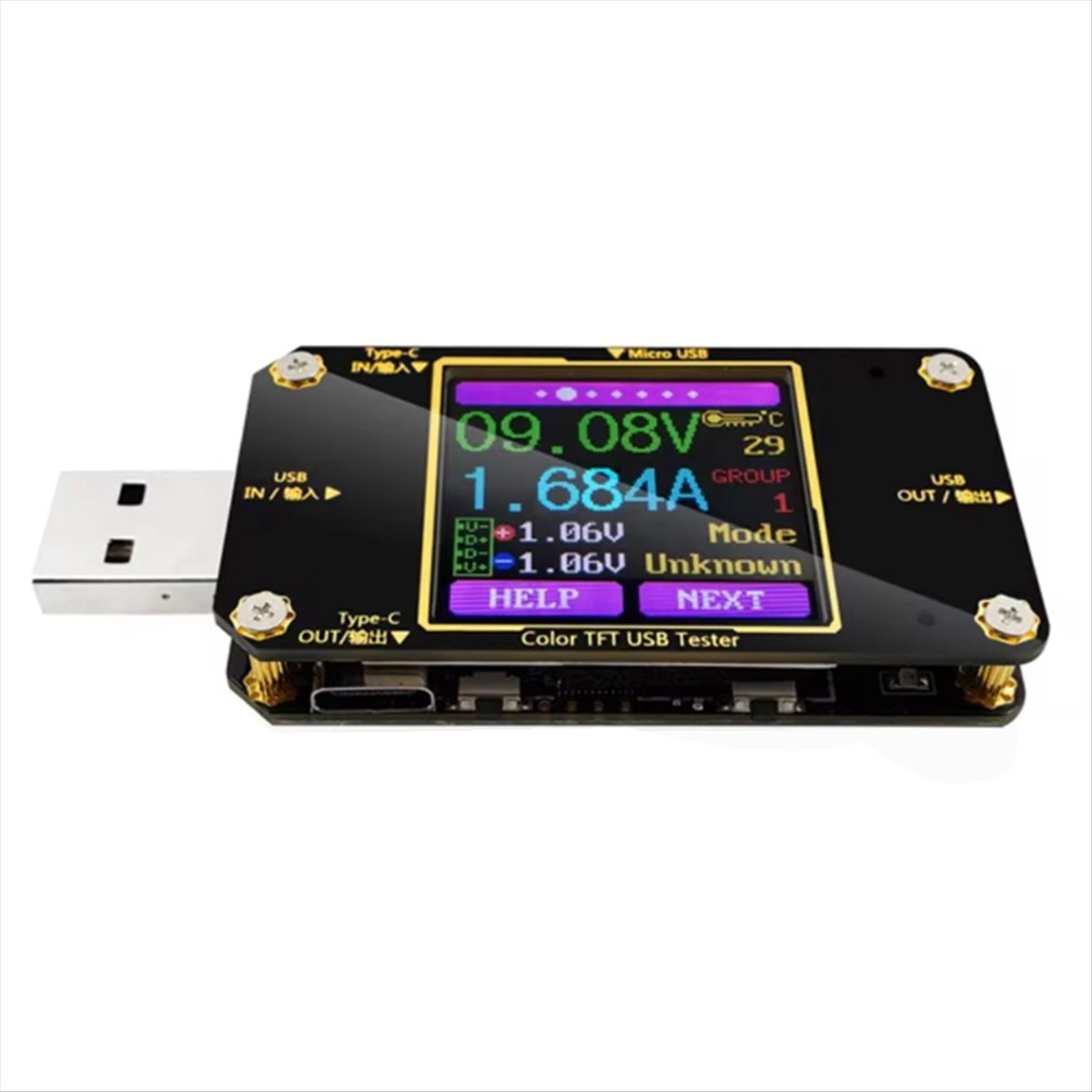 A99X デジタルカラーLCD表示計器 A3 パワーメーター - Logic Analyzer Usb のレビューと価格