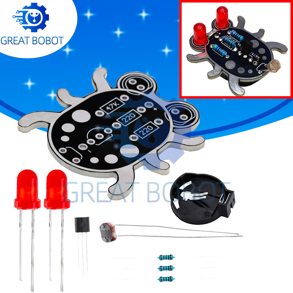 光制御LEDランプ溶接DIYキット、メーカー学習用電子部品は - Diy Electronics Learning Kit のレビューと価格