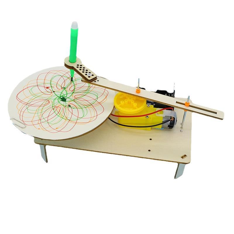 DIY 木製電動プロッター描画ロボット クリエイティブ ST - Diy Electronics Learning Kit のレビューと価格