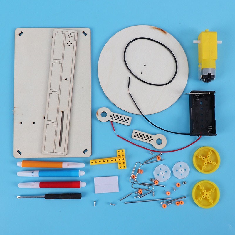 DIY 木製電動プロッター描画ロボット クリエイティブ ST - Diy Electronics Learning Kit のレビューと価格