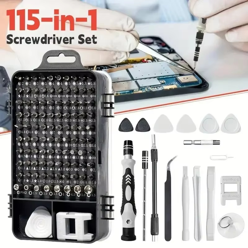 115-in-1精密ドライバーセット（磁気ビット付き）- 携 - Diy Electronics Project Kit のレビューと価格